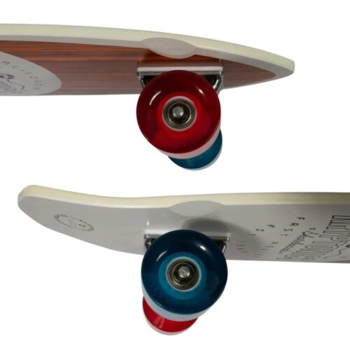 Kryptonics 23-inch Mini Fat Cruiser Board Skateboard Liberty Blue - Image 5