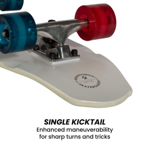 Kryptonics 23-inch Mini Fat Cruiser Board Skateboard Liberty Blue - Image 9
