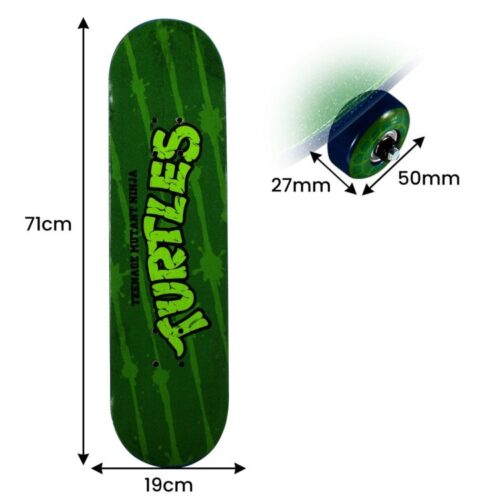 Kryptonics Teenage Mutant Ninja Turtles 28-inch Turtle Time Popsicle Skateboard - Image 9
