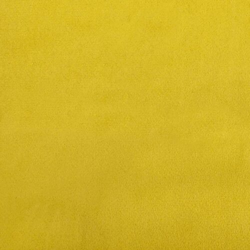 Sofa Bed with Cup Holders Yellow Velvet - Image 12