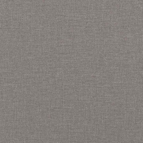 Sofa Bed with Cup Holders Taupe Fabric - Image 12