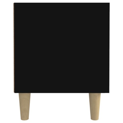 Wooden TV Cabinet Black 180x31.5x40cm - Image 8