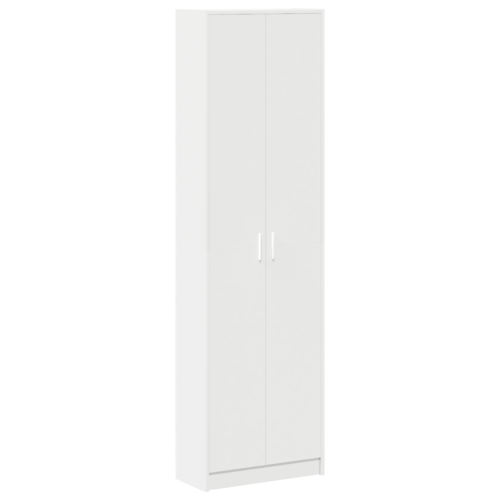 Wardrobe White 55x25x189cm Engineered Wood - Image 2