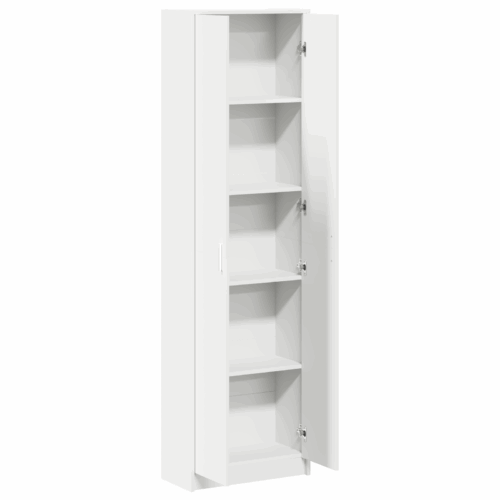 Wardrobe White 55x25x189cm Engineered Wood - Image 5