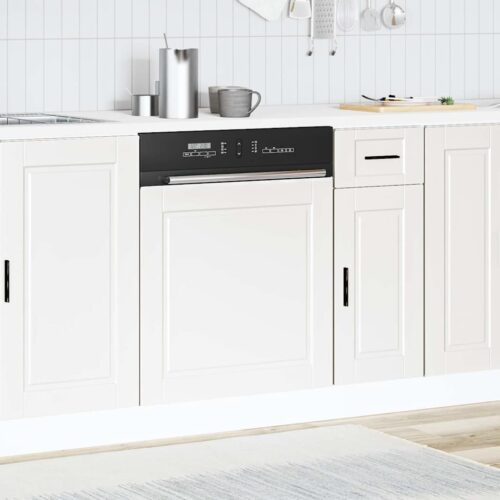 Dishwasher Panel Porto White 60x1.5x67cm Engineered Wood - Image 3