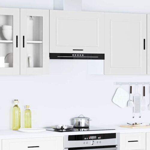 Kitchen Wall Cabinet Porto White Engineered Wood - Image 4