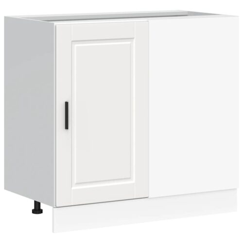 Kitchen Base Cabinet "Porto" White Engineered Wood - Image 2