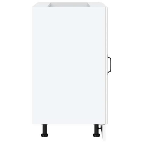 Kitchen Base Cabinet "Porto" White Engineered Wood - Image 6