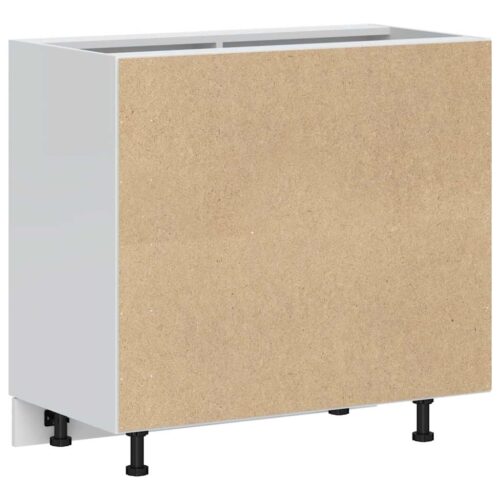 Kitchen Base Cabinet "Porto" White Engineered Wood - Image 7