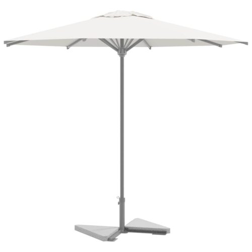 Umbrella Weight Plates 2pcs Grey Granite Triangular 14KG