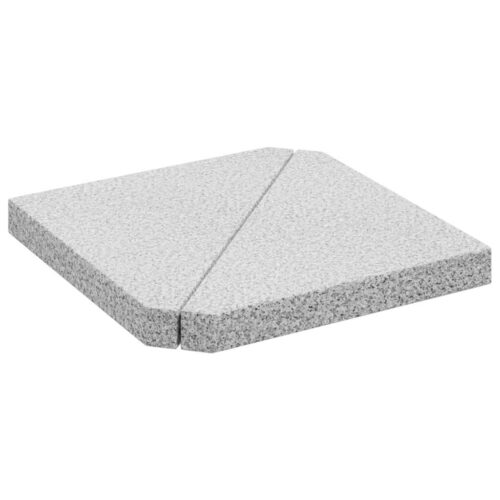 Umbrella Weight Plates 2pcs Grey Granite Triangular 14KG - Image 2