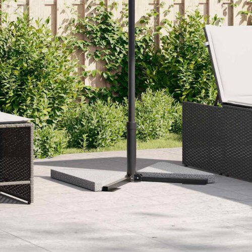 Umbrella Weight Plates 2pcs Grey Granite Triangular 14KG - Image 4