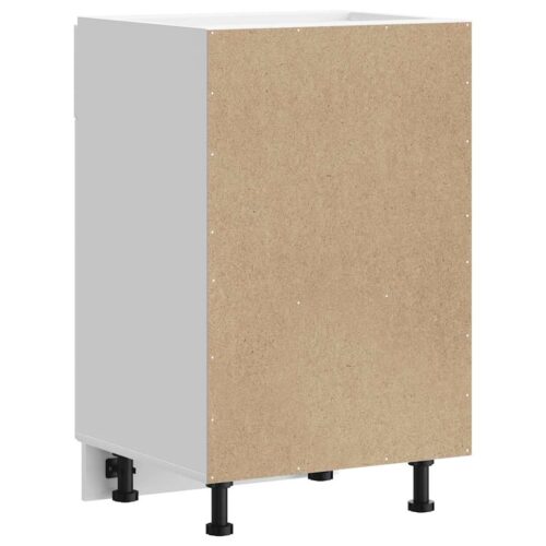 Kitchen Base Cabinet Kalmar White Engineered Wood - Image 7