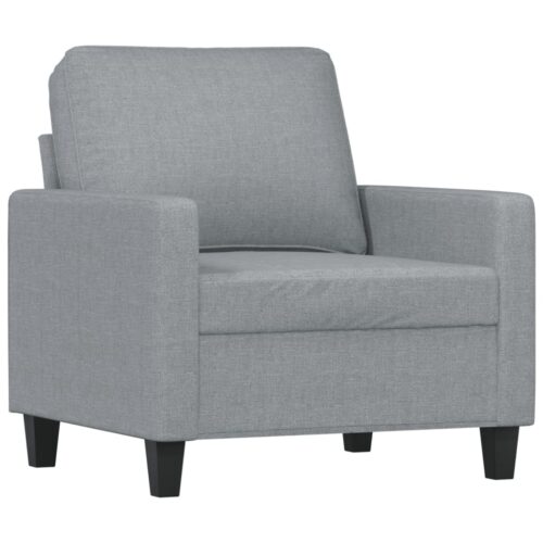Sofa Chair Light Grey 60cm Fabric