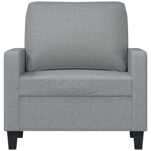Sofa Chair Light Grey 60cm Fabric - Image 3