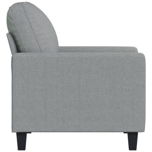 Sofa Chair Light Grey 60cm Fabric - Image 4