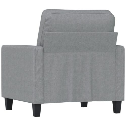 Sofa Chair Light Grey 60cm Fabric - Image 5
