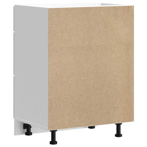 Kitchen Base Cabinet Porto White Engineered Wood - Image 7