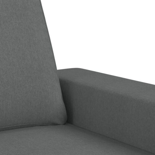 vidaXL 3-Seater Sofa Dark Grey 180 cm Fabric - Image 6