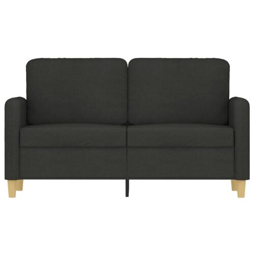 vidaXL 2-Seater Sofa Black 120 cm Fabric - Image 3
