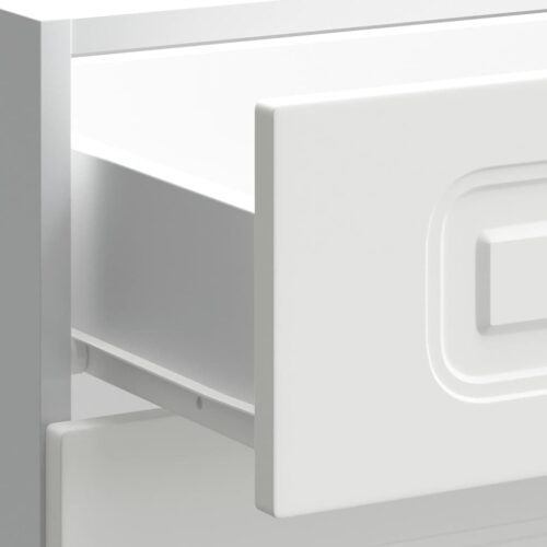 Kitchen Base Cabinet Kalmar White Engineered Wood - Image 9