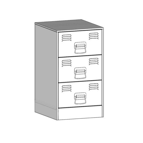 vidaXL Bedside Cabinets 2pcs Black 34.5x39x62 cm Steel - Image 11