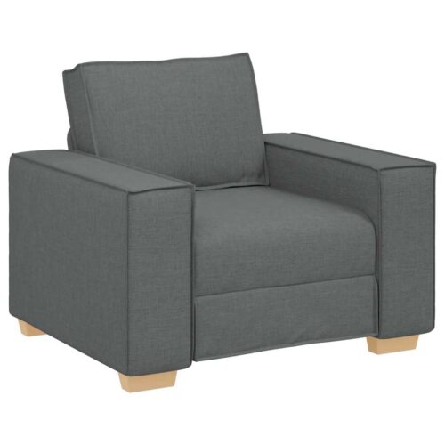 Sofa Chair Dark Grey 60cm Fabric