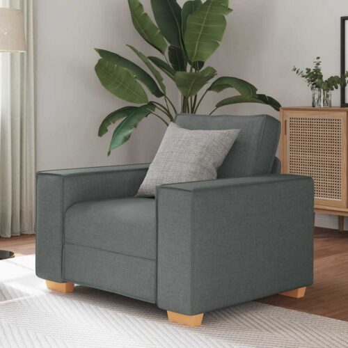 Sofa Chair Dark Grey 60cm Fabric - Image 2