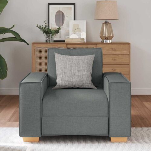 Sofa Chair Dark Grey 60cm Fabric - Image 3