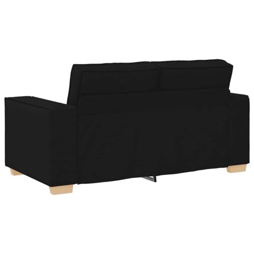 vidaXL 2-Seater Sofa Black 120 cm Fabric - Image 6