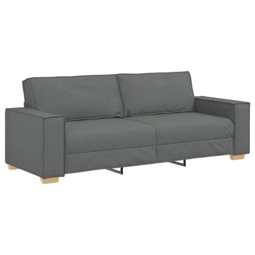 vidaXL 3-Seater Sofa Dark Grey 180 cm Fabric - Image 10
