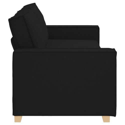 vidaXL 3-Seater Sofa Black 180 cm Fabric - Image 5