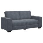vidaXL 2-Seater Sofa Dark Grey 140 cm Velvet