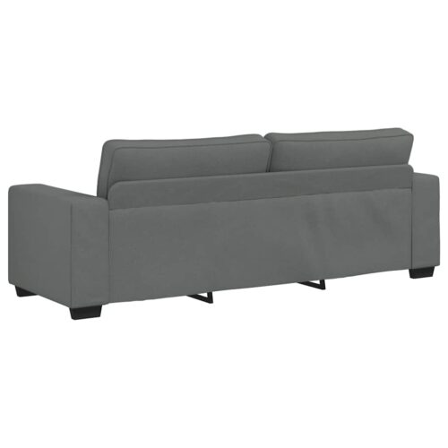vidaXL 3-Seater Sofa Dark Grey 180 cm Fabric - Image 6