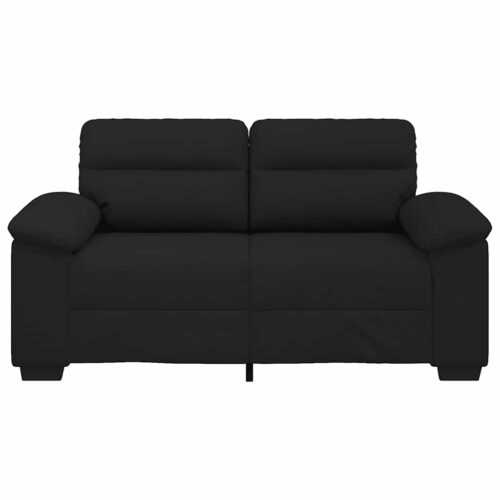 vidaXL 2-Seater Sofa Black 120 cm Fabric - Image 4