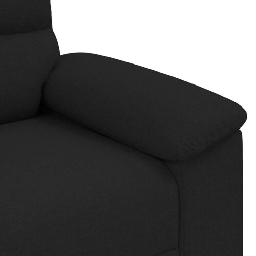 vidaXL 2-Seater Sofa Black 120 cm Fabric - Image 7