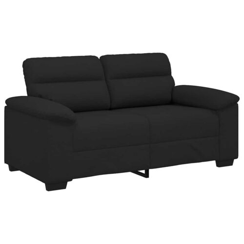 vidaXL 2-Seater Sofa Black 120 cm Fabric - Image 10