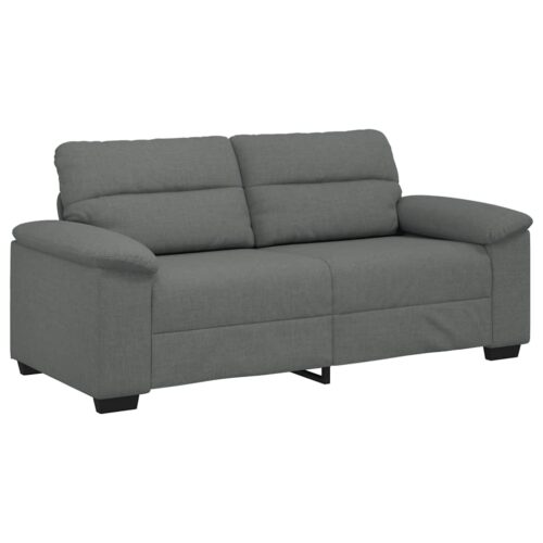 vidaXL 2-Seater Sofa Dark Grey 140 cm Fabric