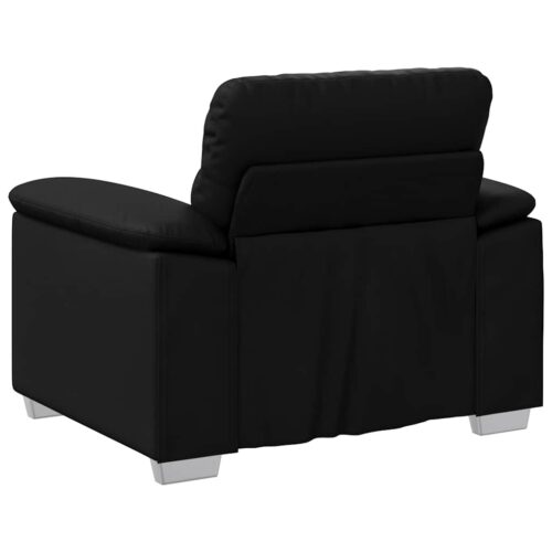 Sofa Chair Black 60cm Faux Leather - Image 6