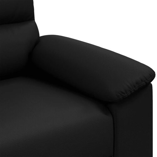 Sofa Chair Black 60cm Faux Leather - Image 7