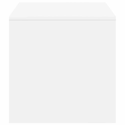 Wooden TV Cabinet White 100x40x40cm - Image 6