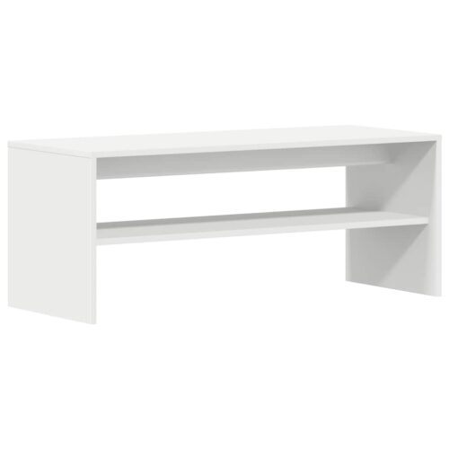 Wooden TV Cabinet White 100x40x40cm - Image 7