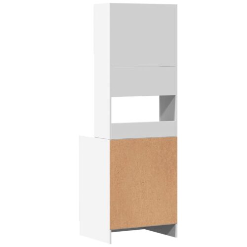 Kitchen Cabinet White 60x50x180cm Engineered Wood - Image 6