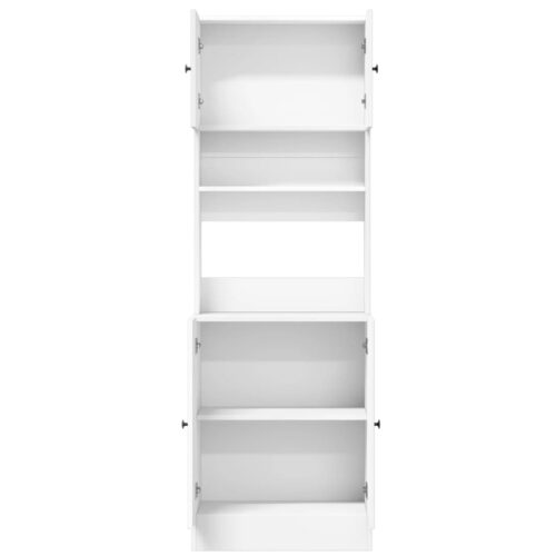 Kitchen Cabinet White 60x50x180cm Engineered Wood - Image 8