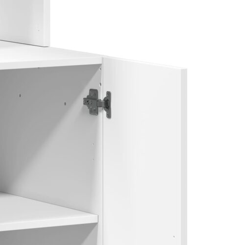 Kitchen Cabinet White 60x50x180cm Engineered Wood - Image 9
