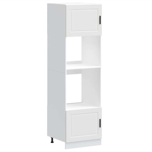 Oven Cabinets 2pcs Porto White Engineered Wood - Image 2