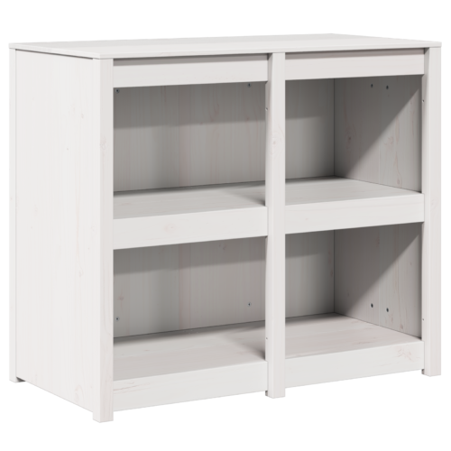 Outdoor Kitchen Cabinet White 106x55x92cm Solid Pine Wood - Image 2