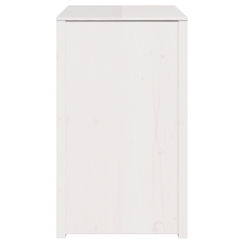 Outdoor Kitchen Cabinet White 106x55x92cm Solid Pine Wood - Image 6