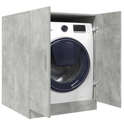 WashingMachine Cabinet Concrete Grey 70.5x71.5x91.5cm - Image 12