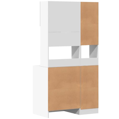 Kitchen Cabinet White 95x50x180cm Engineered Wood - Image 6
